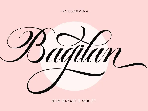 Bagilan font