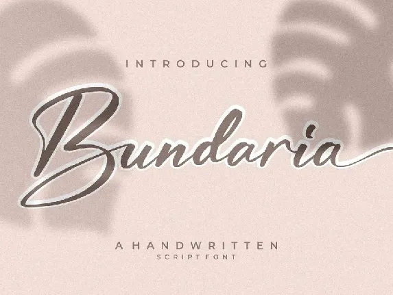 Bundaria font