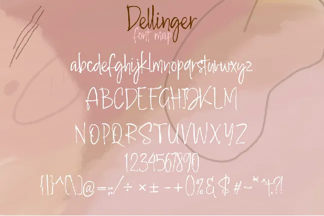 Dellinger font