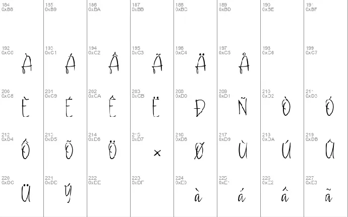 Dellinger font