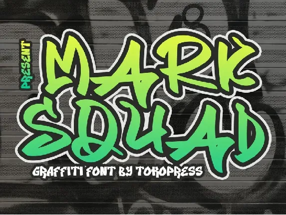 Mark Squad font