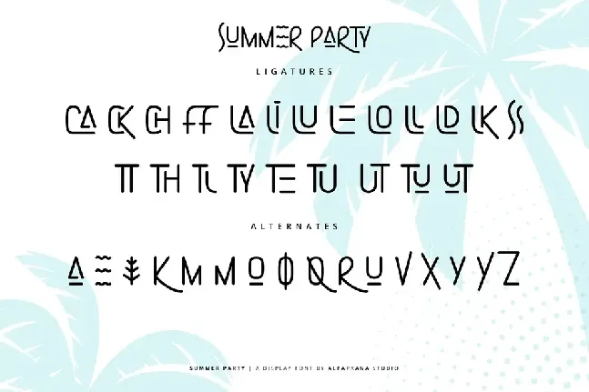 Summer Party font