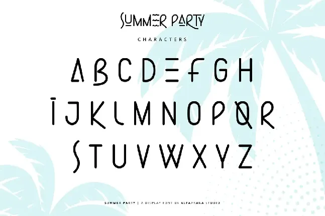 Summer Party font