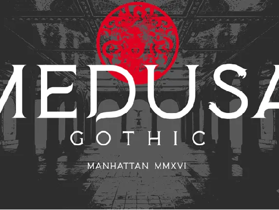 Medusa Gothic font