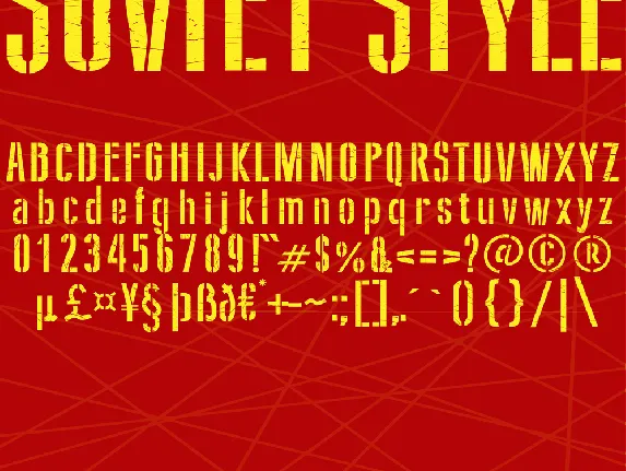 Soviet Style font