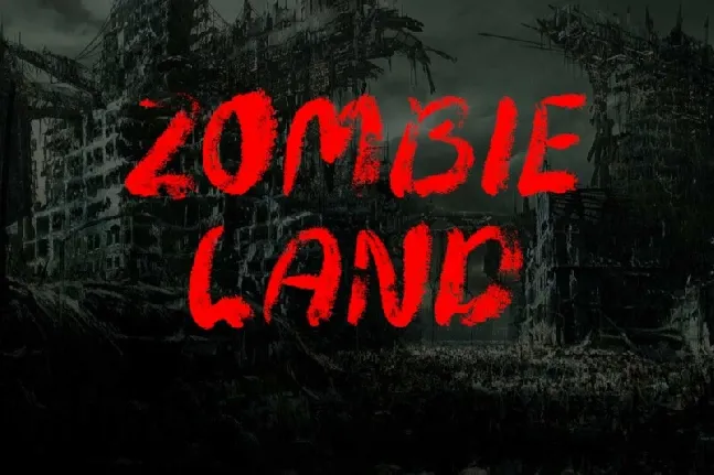 Zombie Predator font