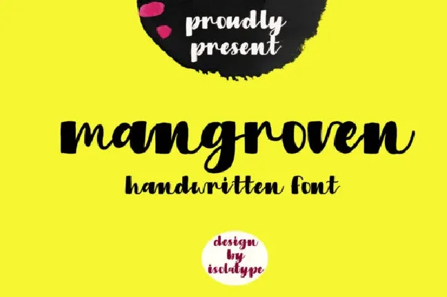 Mangroven font