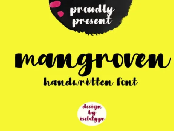 Mangroven font