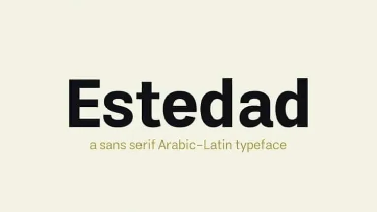 Estedad – Sans Serif family font