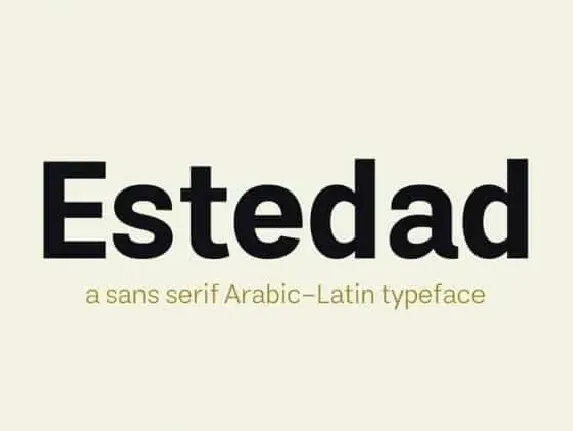 Estedad – Sans Serif family font