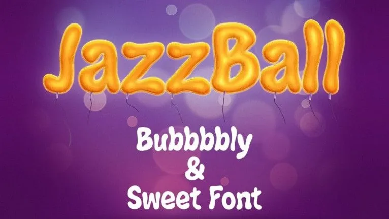 Jazz Ball Display font