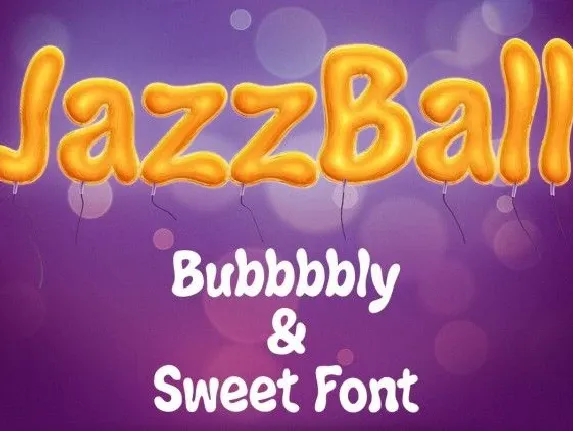 Jazz Ball Display font