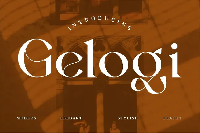 Gelogi font