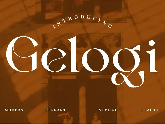 Gelogi font