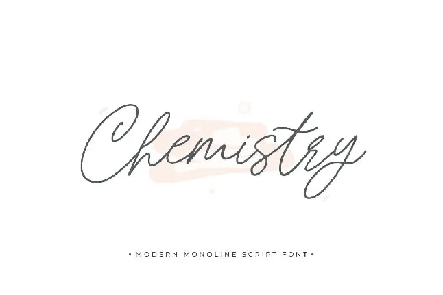 Chemistry font