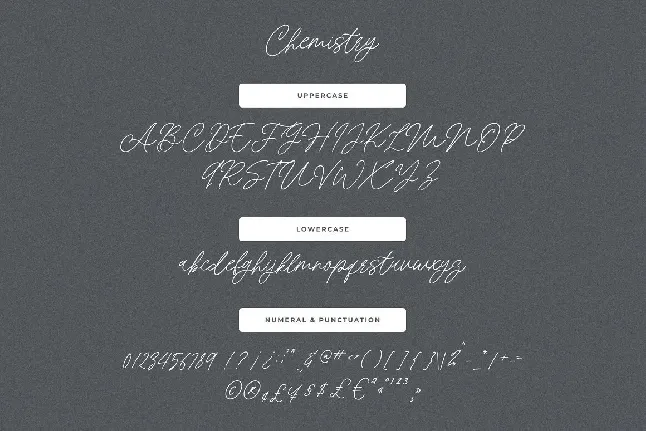 Chemistry font