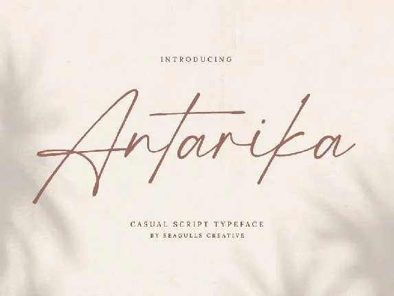 Antarika font