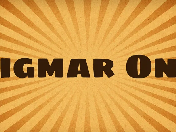 Sigmar One font