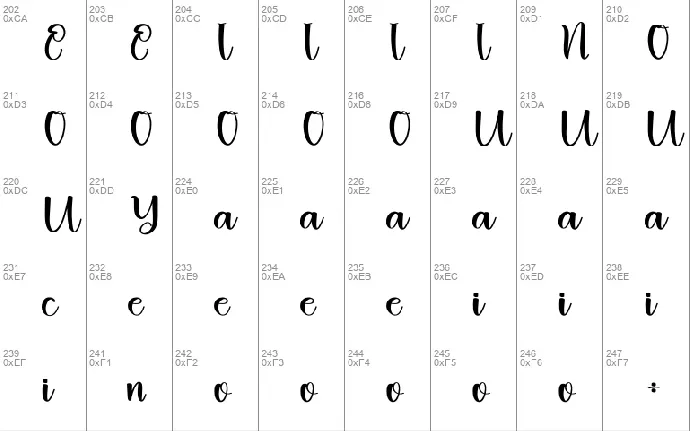 Hello Easter font