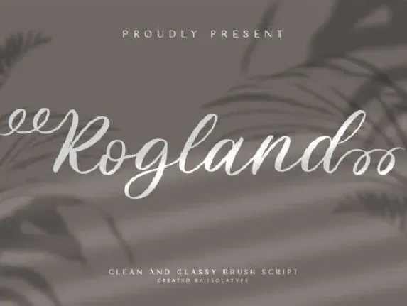 Rogland font