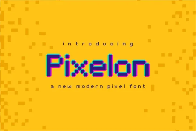 Pixelon font