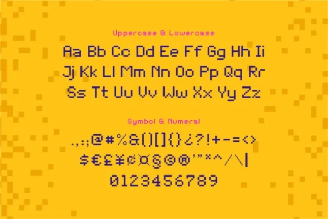 Pixelon font