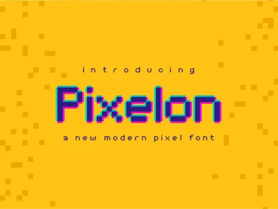 Pixelon font