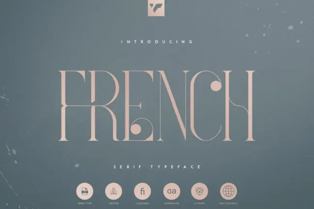 French Typeface font