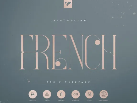 French Typeface font