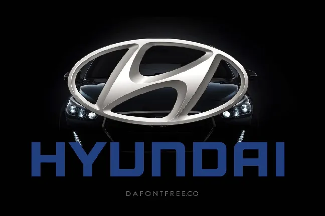 Hyundai font