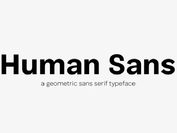 Human Sans font