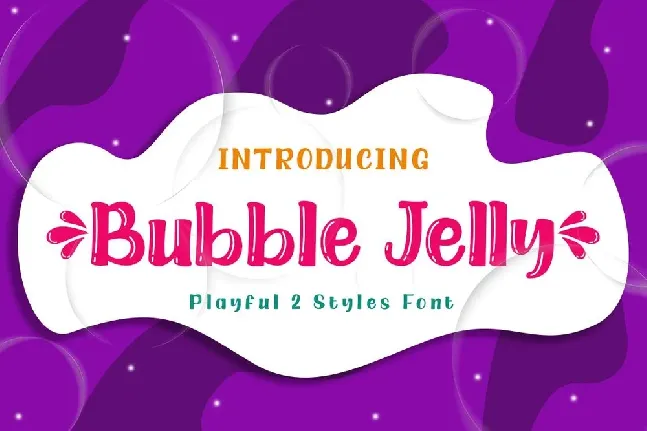 Bubble Jelly font