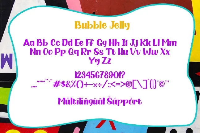 Bubble Jelly font