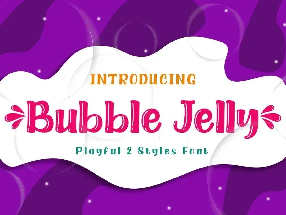 Bubble Jelly font