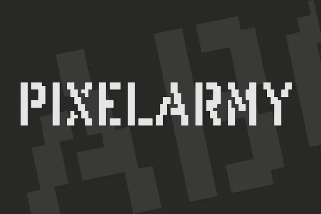 PixelArmy font