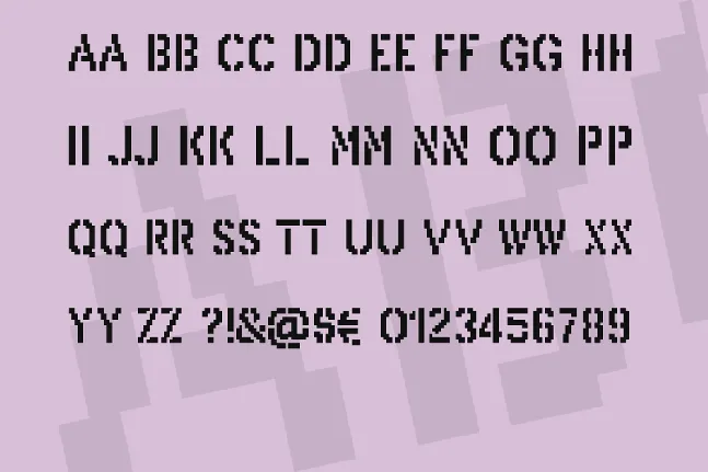 PixelArmy font