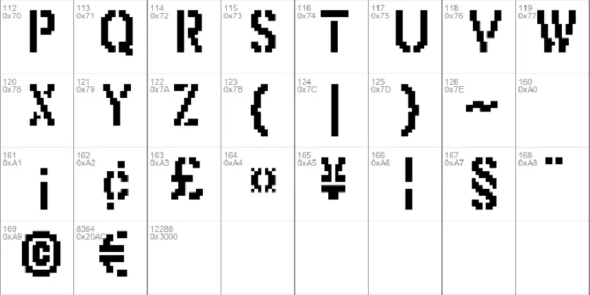 PixelArmy font