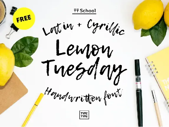 Lemon Tuesday font