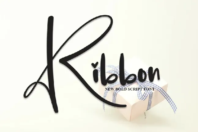 Ribbon Script font