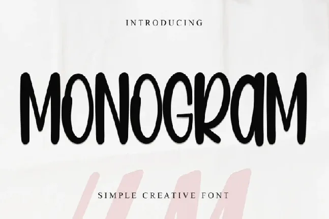 Monogram Typeface font