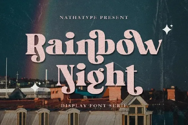 Rainbow Night font