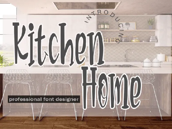 Kitchen Home font