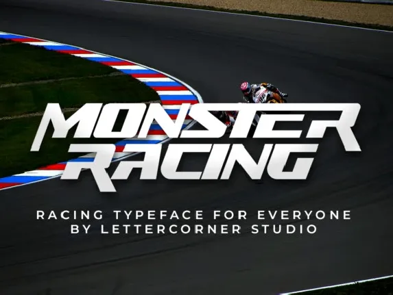 Monster Racing font