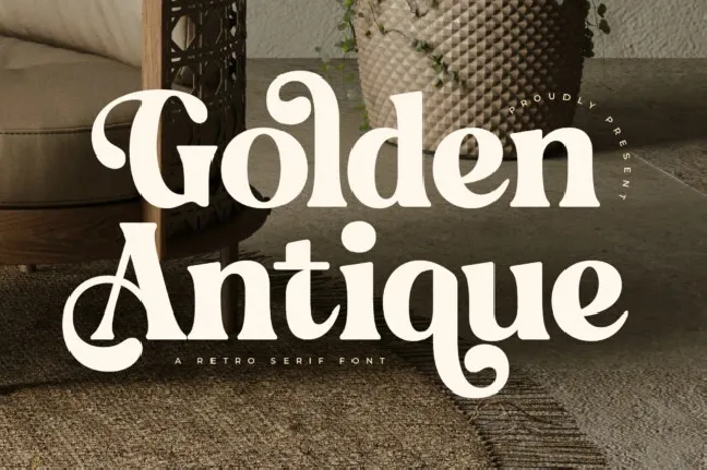 Golden Antique font