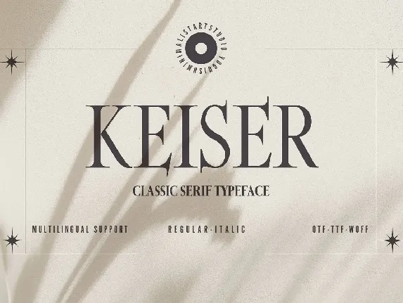 Keiser font