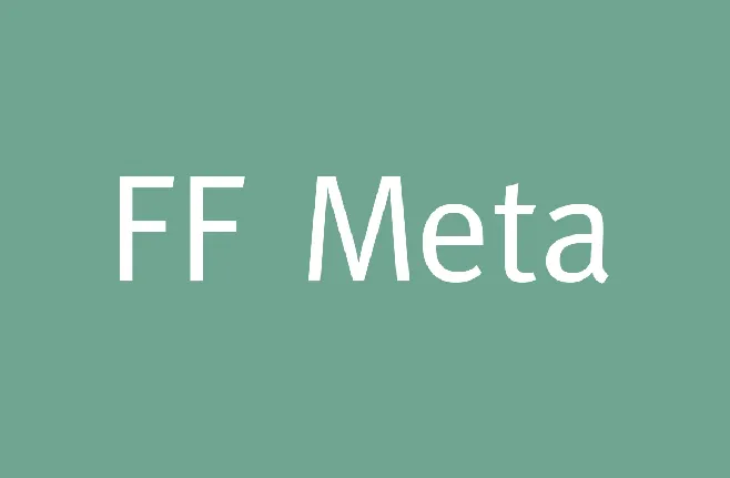 FF Meta font