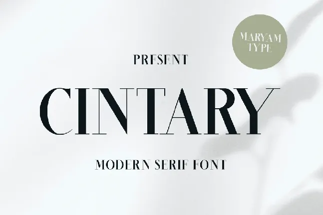 Cintary font