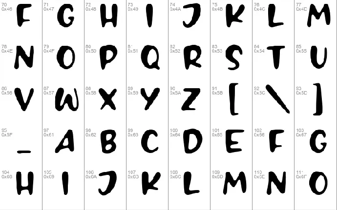 FRANKY TOYS font