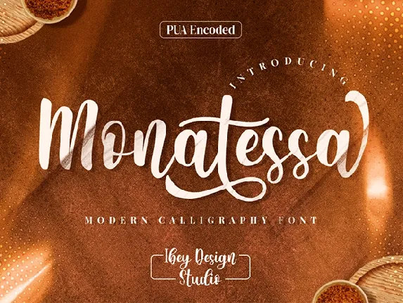 Monatessa font