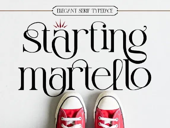 starting martello demo font